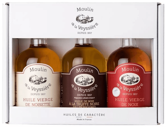 Coffret découverte 3 huiles du Périgord Noix / Noisette / Truffe - 10cl