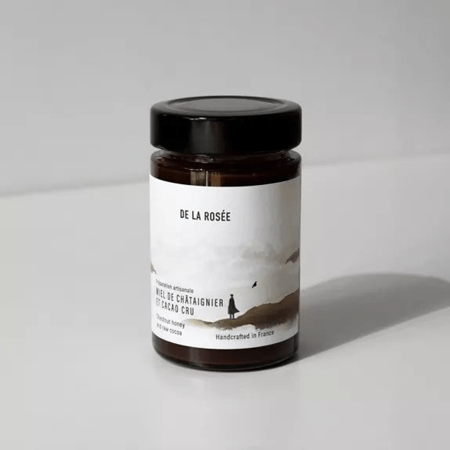 Miel de châtaigner du Périgord blanc et cacao cru